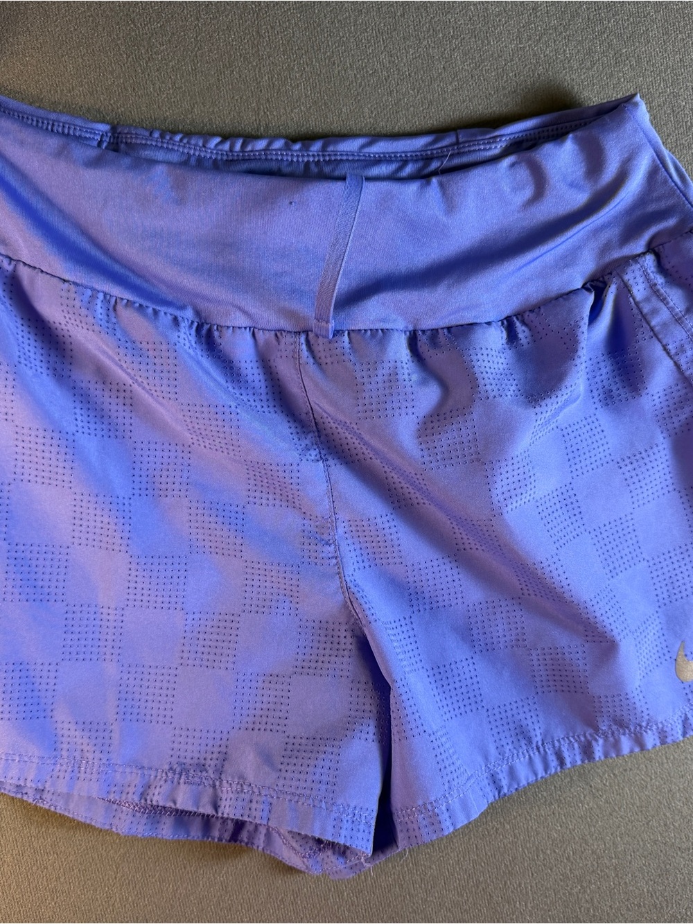 Nike Lavender Perforated Athletic Shorts